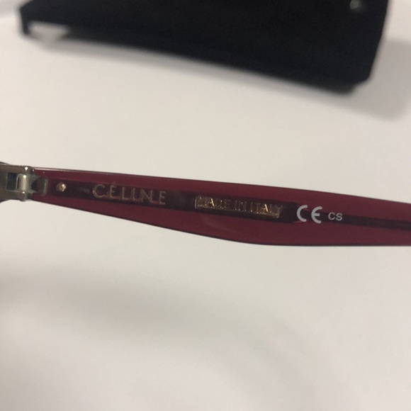 Celine red reading glasses - Picture 6 of 9